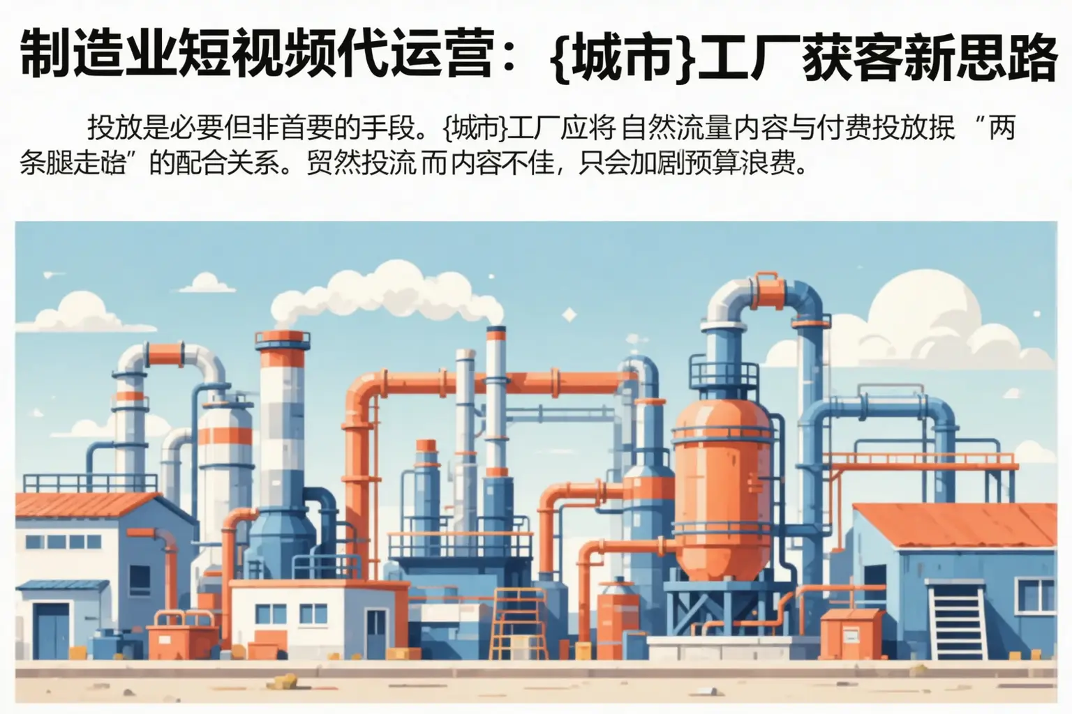 制造业短视频代运营：石屏工厂获客新思路