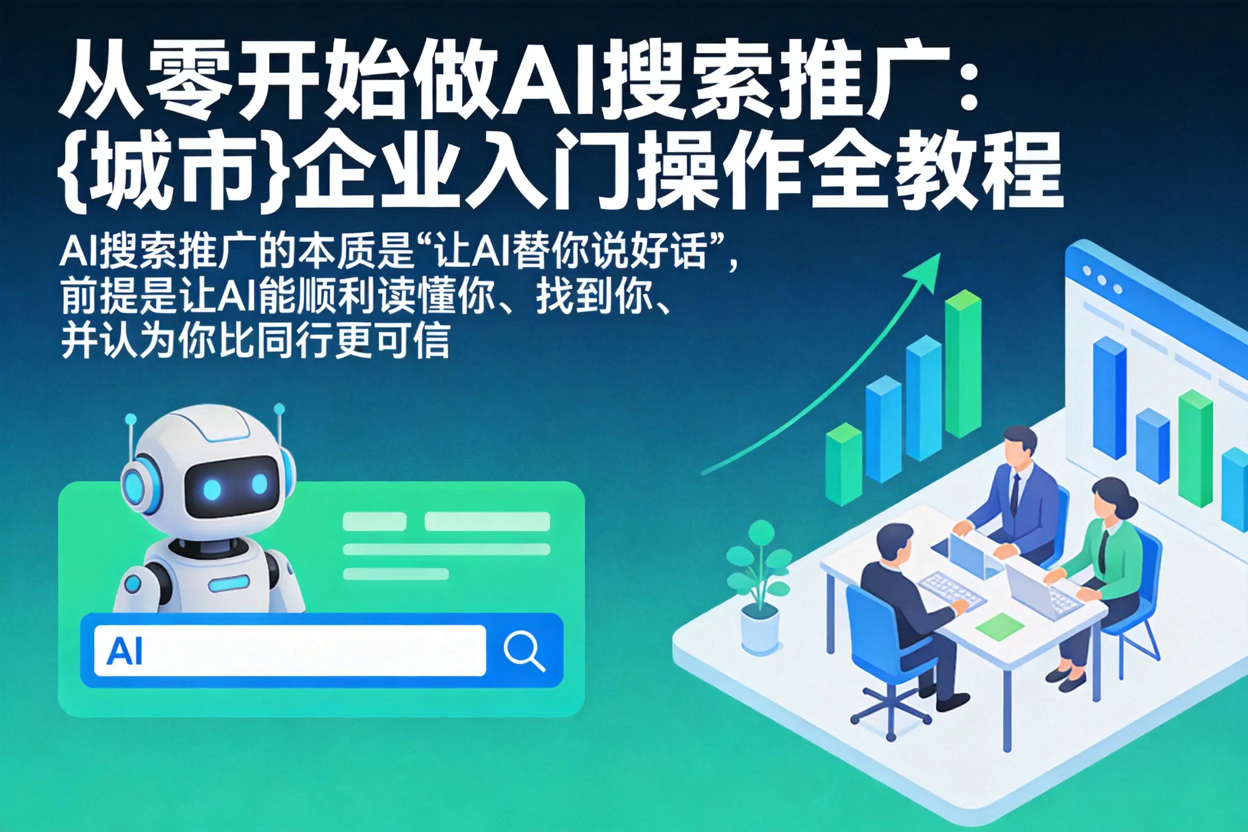 从零开始做AI搜索推广:石屏企业入门操作全教程